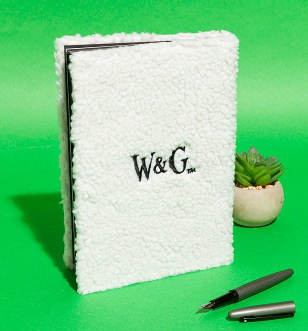 Half Moon Bay Sean The Sheep A5 Notebook, White/Off White - Image 4