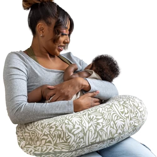 Boppy Nursing Pillow, Organic Cotton Cover, Ergonomic Breastfeeding Support
