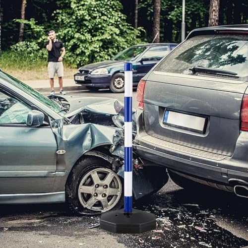 Balisage de sécurité routière avec cette colonne flexible et rétroréflechissante - 4