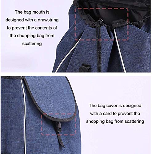 SENWEI Multifunktions-Einkaufstrolley, zusammenklappbar, tragbar, abnehmbar, für Zuhause, Lebensmittel, verschleißfest… – Bild 5