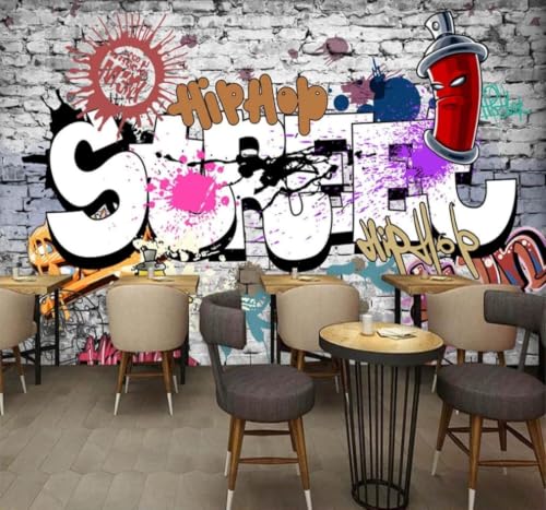 Papier peint 3D masquant pour rénover un mur de salon abîmé