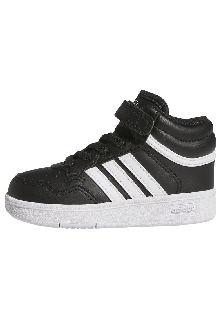 adidas Unisex Baby Hoops 4.0 MID Shoes, Core Black/Cloud White/Core Black, 5.5 UK Child