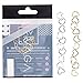 20 pcs Hearts Silver / Gold Nail Art Decorations Crystals Jewels Gems By VAGA