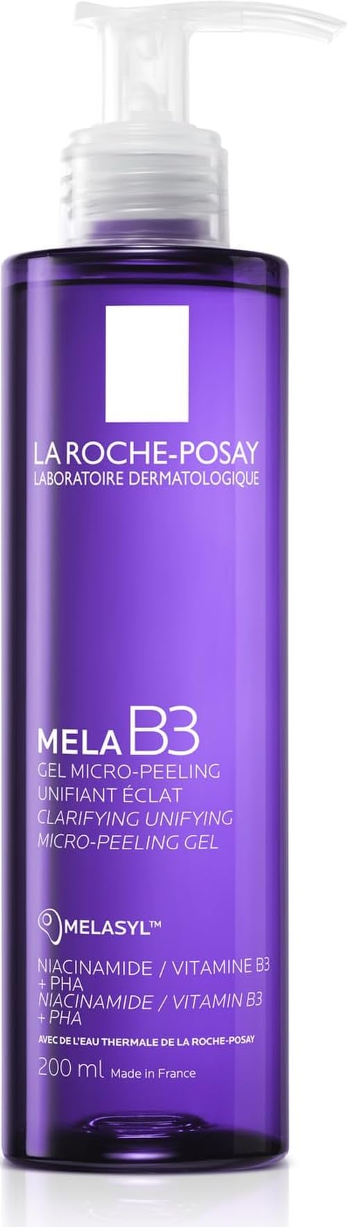 La Roche-Posay Mela B3 Gel Cleanser, Anti-Dark Spots Face Wash, 200ml