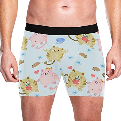 Bóxer para hombre Vnurnrn de alta comodidad y suavidad premium, pack de 2 ropa interior 2