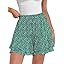 Green White Floral