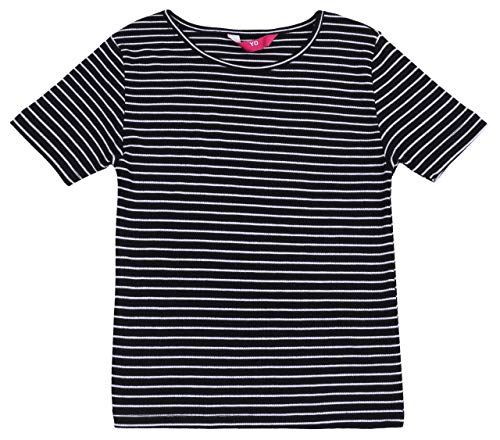 sarcia.eu Czarny/biały, top z wzorem w paski, T-shirt dla dziewcząt