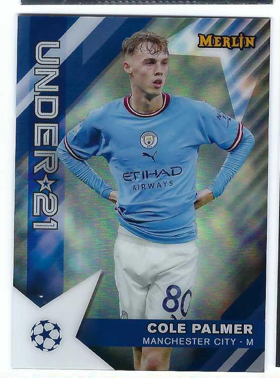 Amazon.com: COLE PALMER 2022-23 Topps Merlin UEFA Under 21 U21#U21