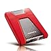 ADATA HD650 - 2 TB, externe Festplatte mit USB 3.2 Gen.1, rot