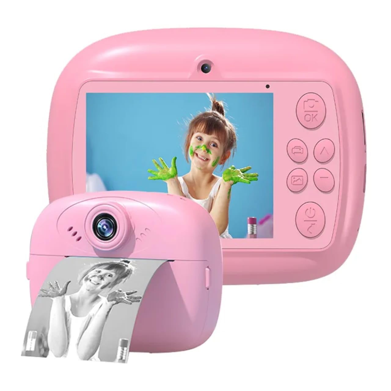 Gadgets World 24MP Kids Digital Print Camera with 2.0 Inch HD IPS Screen, Multi Zoom, Thermal Printing, Ideal for Children Over 3 Years Old, Environmental and Durable (Multicolor)-image-22