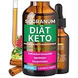 Diät Keto Tropfen | Abnehmen - L Carnitin L Arginin | Kohlenhydratblocker, Energie Erhöhen, Appetitzügler| Ginseng, Afrikanische Mango, Ingwer, Grüner Tee