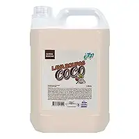 Lava Roupas de Coco, Sabão Líquido para Roupas, Elimina Manchas, É Top, 5 Litros