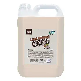 Lava Roupas de Coco, Sabão Líquido para Roupas, Elimina Manchas, É Top, 5 Litros
