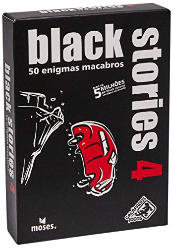 Gal&aacute;pagos, Black Stories: 4, Jogo de Enigmas para Amigos, + 2 jogadores, 15 minutos por partida