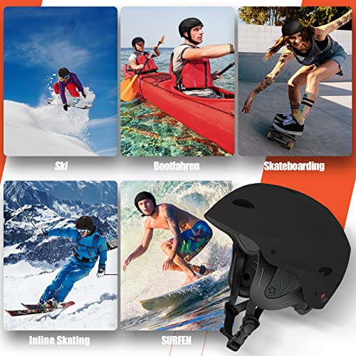 Vihir Adult Water Sports Helmet with Ears - Helmet Men Women for Skateboard Boating Surfing Kayaking Canoeing Sailing