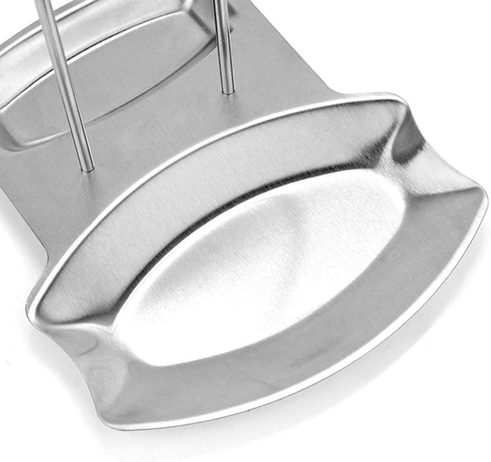 Gearmax Support Couvercle Casserole En Acier Inoxydable - Repose Cuillère Et Couvercle, Pratique Cuisine
