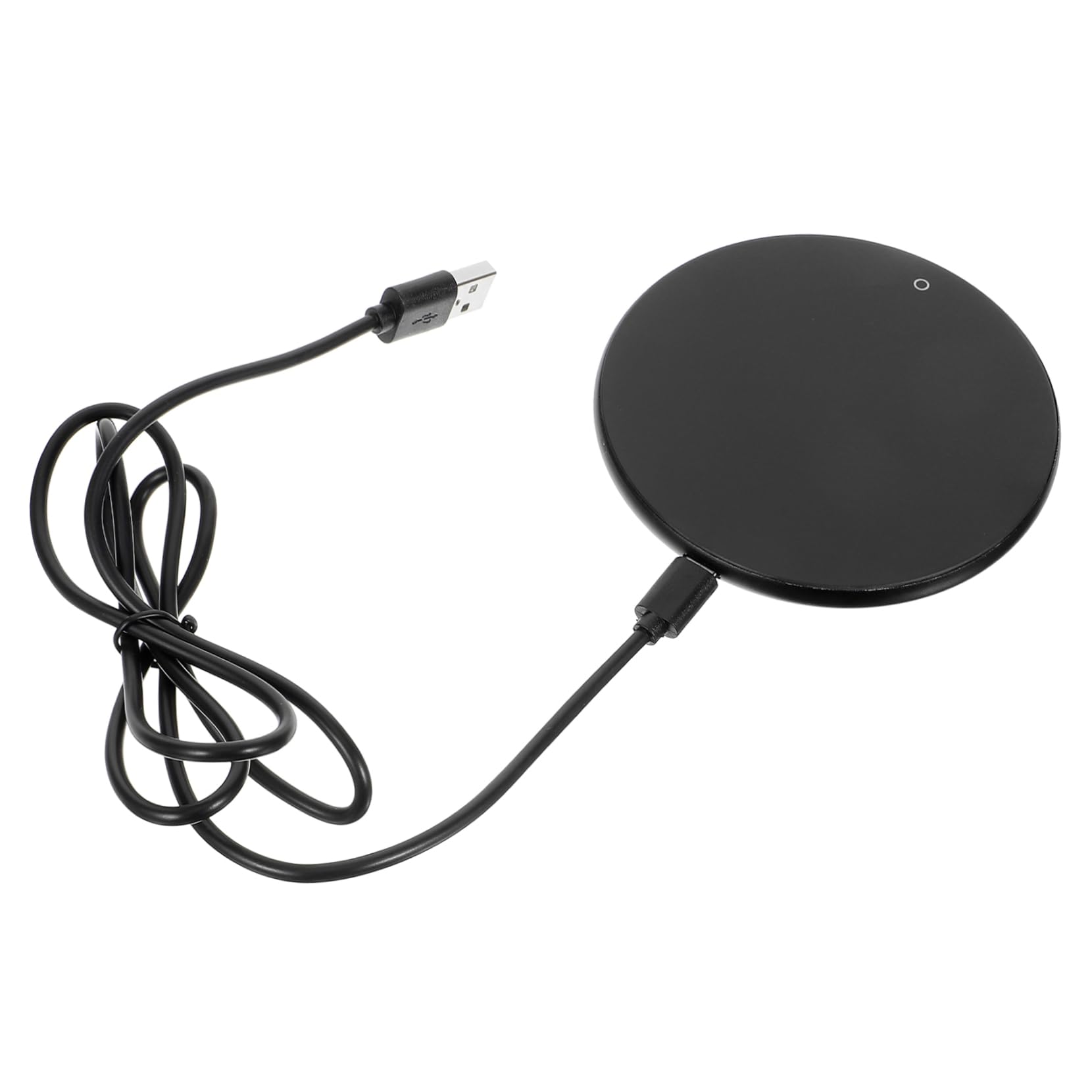 COLLBATH 1 Set USB Electric Beverage Warmer Mug Heating Pad with Touch Control Keeps Milk and Tea at Temperature for Home Office and Dorm Use