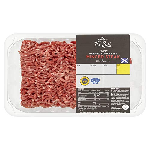 Morrisons The Best Matured Scotch Beef Mince 12 Percent Fat, 500 g