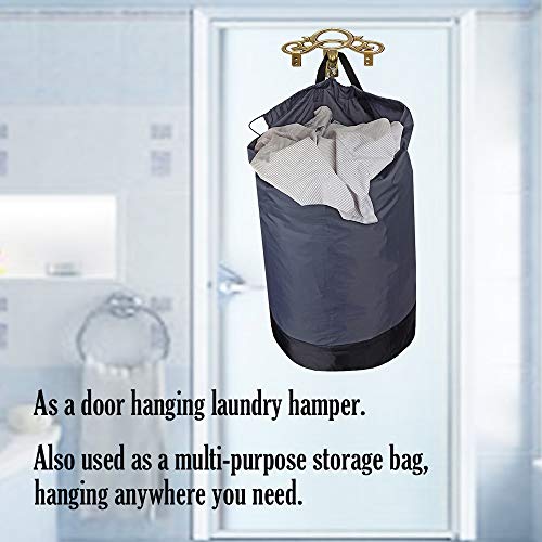 Uniligis Washable Laundry Bag Backpack, Large Clothes Hamper Bag To Hold 4 Loads Of Laundry, 2 Strong Adjustable Shoulder Straps With Drawstring Closure For Travel thumb #3