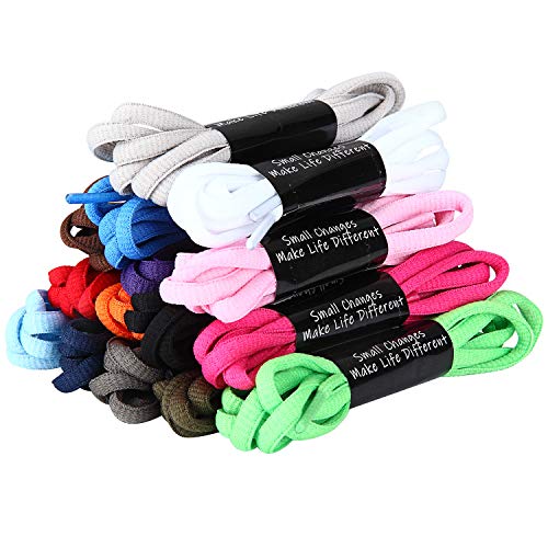 handshop 1434 oval athletic shoelaces 2434-7234 in 22 colors half round shoe laces