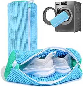 HUPIRCT 2er Schuhwaschbeutel Waschmaschine Blau