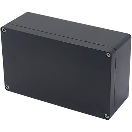 Esp32 Case Hammond 1551KFLBK ABS Project Box Black With Flange Lid