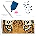 DIAMOND DOTZ Tiger Spy Diamond Painting Kits for Adults - Diamond Art Kits a Relaxing Creative Craft Kit with Dotz Gems i16x6