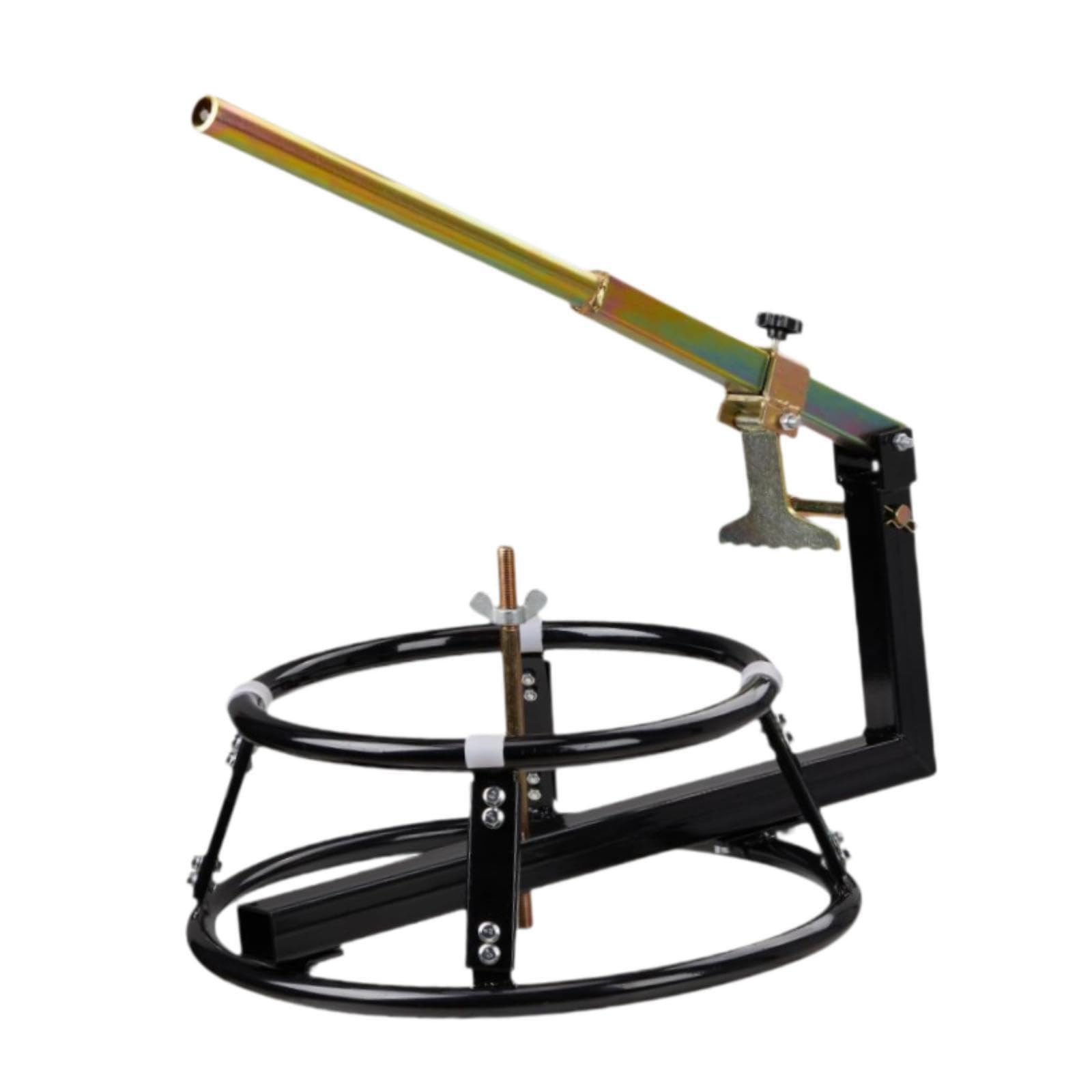 Support de changement de pneu moto avec base pour un montage facile