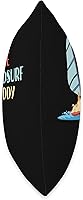 Vista 2 de Future Windsurf Buddy Funny Dog Windsurfing Gift Future Buddy - Almohada divertida de Windsurfista con perro, 18 x 18 pulgadas, multicolor