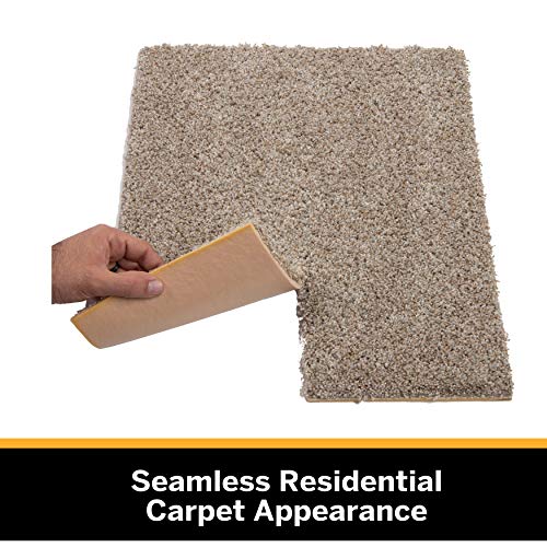 Smart Squares Easy Street Premium Made in The USA Carpet Tiles 18x18 Inch, Soft Padded, Seamless Appearance, Peel and Stick for Easy DIY Installation (Acorn, 10 Tiles - 22.5 Sq Ft)