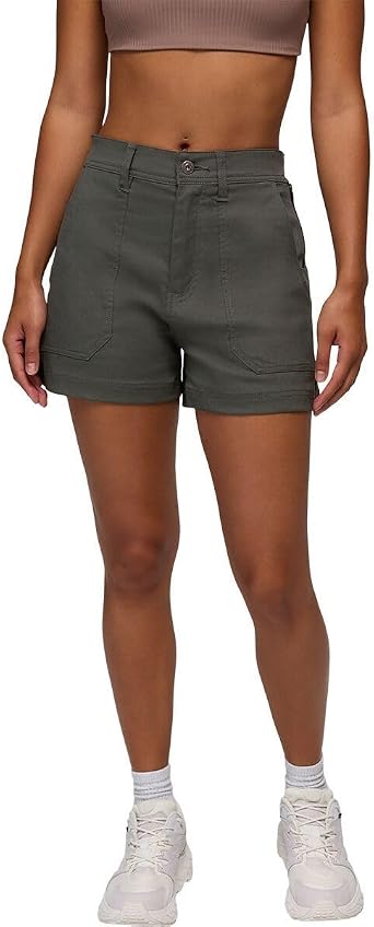prAna Womens Stretch Zion Cargo Short Spruce, 6 Inseam 03