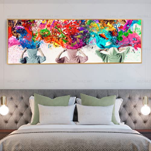 Affiches et impressions mur art coloré pour un salon lumineux