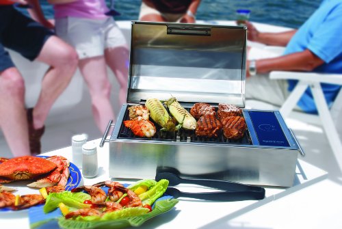 Kenyon B70082 Floridian All Seasons Portable Stainless Steel Electric Grill, 120V Kenyon B70082 Floridian All Seasons Portable Stainless Steel Electric Grill, 120V