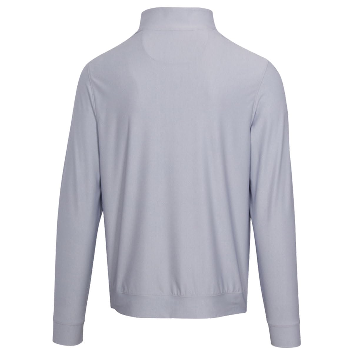 Greg Norman Backswing - Chaqueta de golf con cremallera de un cuarto para hombre, color plateado, plata, L