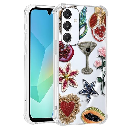 Coque Galaxy A16 5G antichoc fleurie pour embellir vos photos miroir