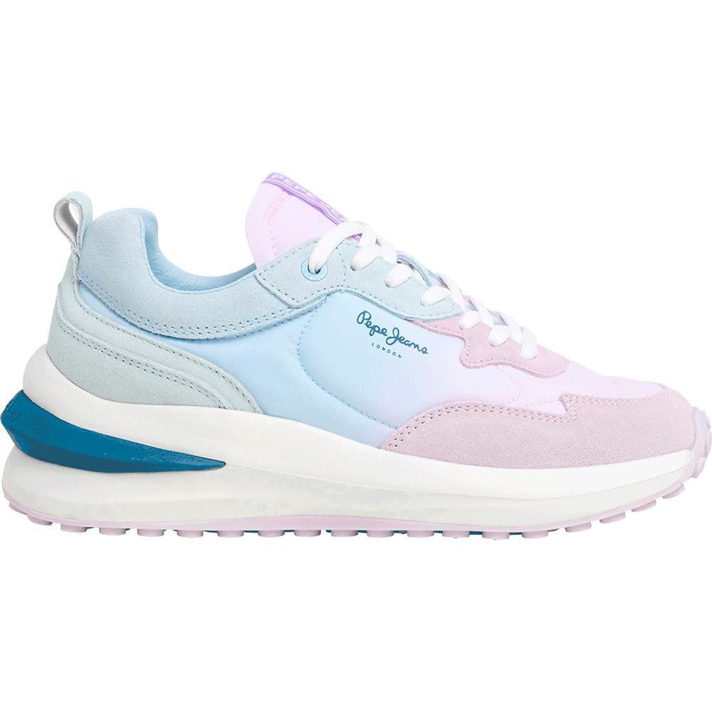 Pepe Jeans Women's Winslow Colors Sneak, Purple(Mauve Purple), 6