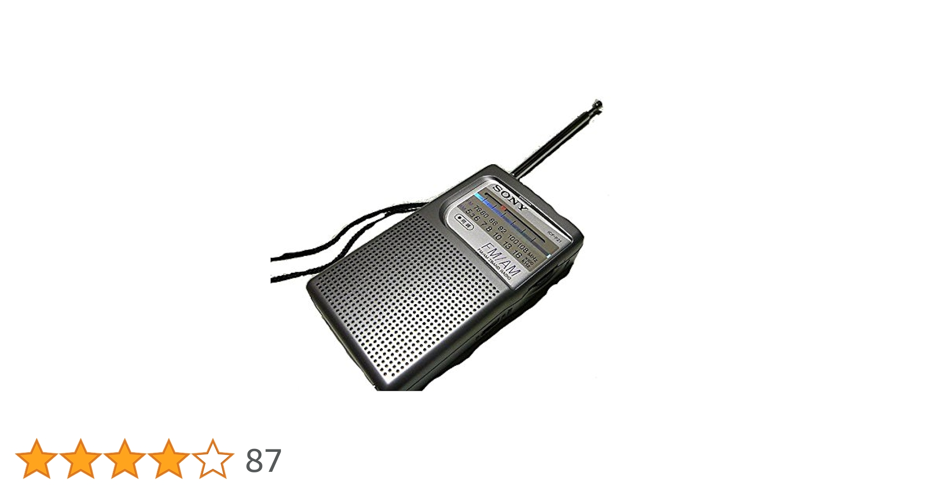 Amazon.co.jp: SONY FM/AMハンディーポータブルラジオ ICF-P21