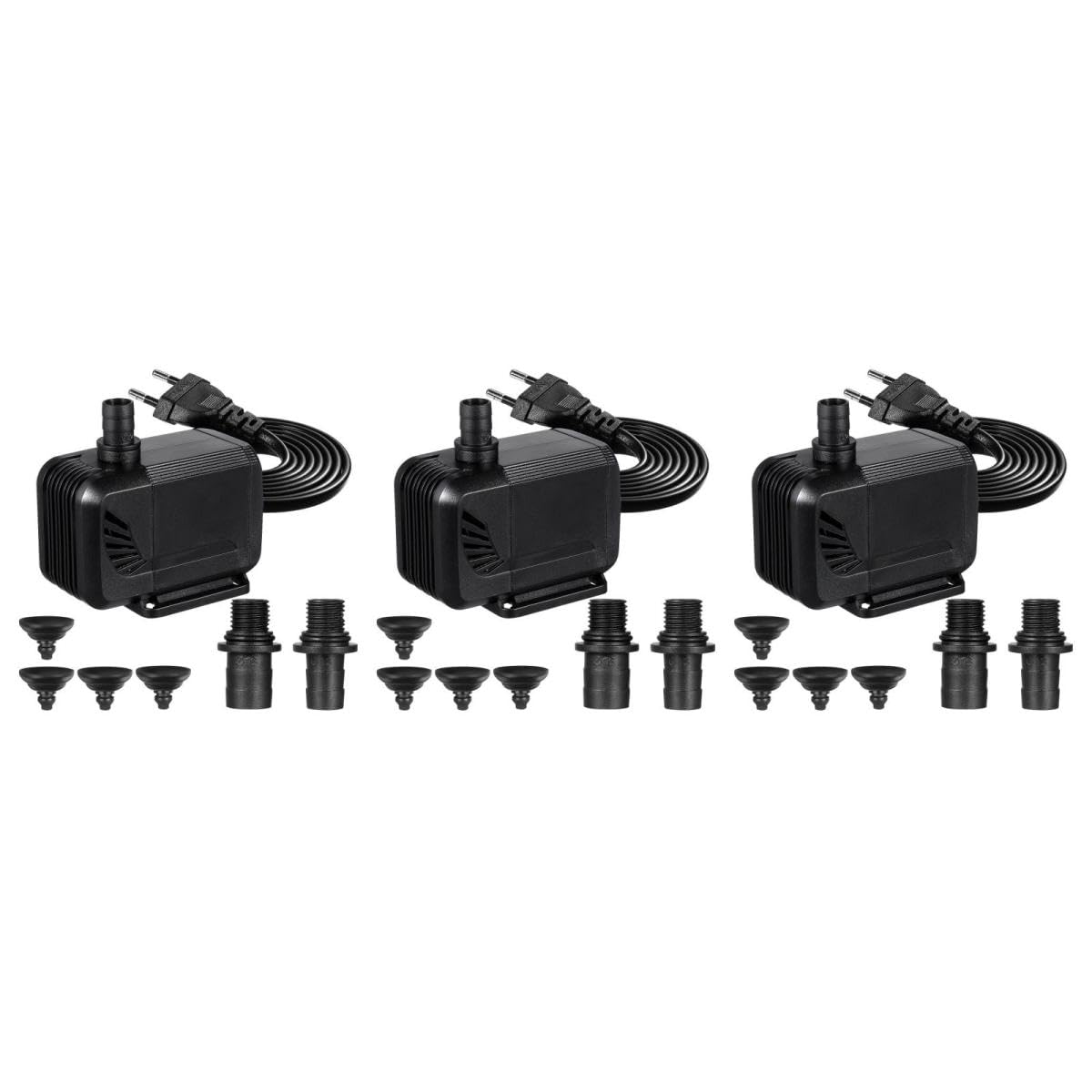 Toddmomy 3piezas Bomba Submersible Para Acuarios h Silenciosa Para Peceras y Fuentes Fácil Instalación Con Ventosas Filtro De Agua y Potente