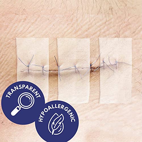 Dr.deutsch Transparent Medical Tape 1.0" X 10 Yds(2.5Cm X 9.1M) With Free Tape Dispenser (12 Rolls) - First Aid Adhesive Clear Surgical Bandage Tape For Wound Dressing Care For Sensitive Skin #TOP3