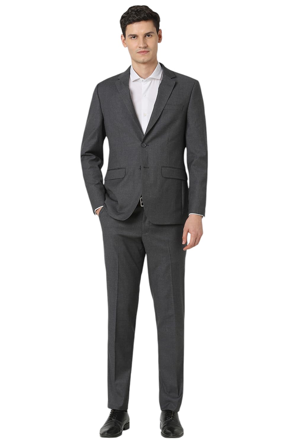 peter england Men's Polyester Blend Two Piece Suit-Dress Set-picture-47