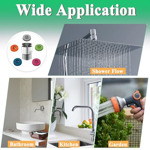 Limitador de flujo de ducha universal para un baño sostenible y eficiente 6