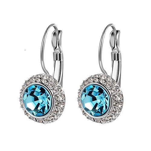 Platinum Crystal Clip-On Earrings (SDF5951er)