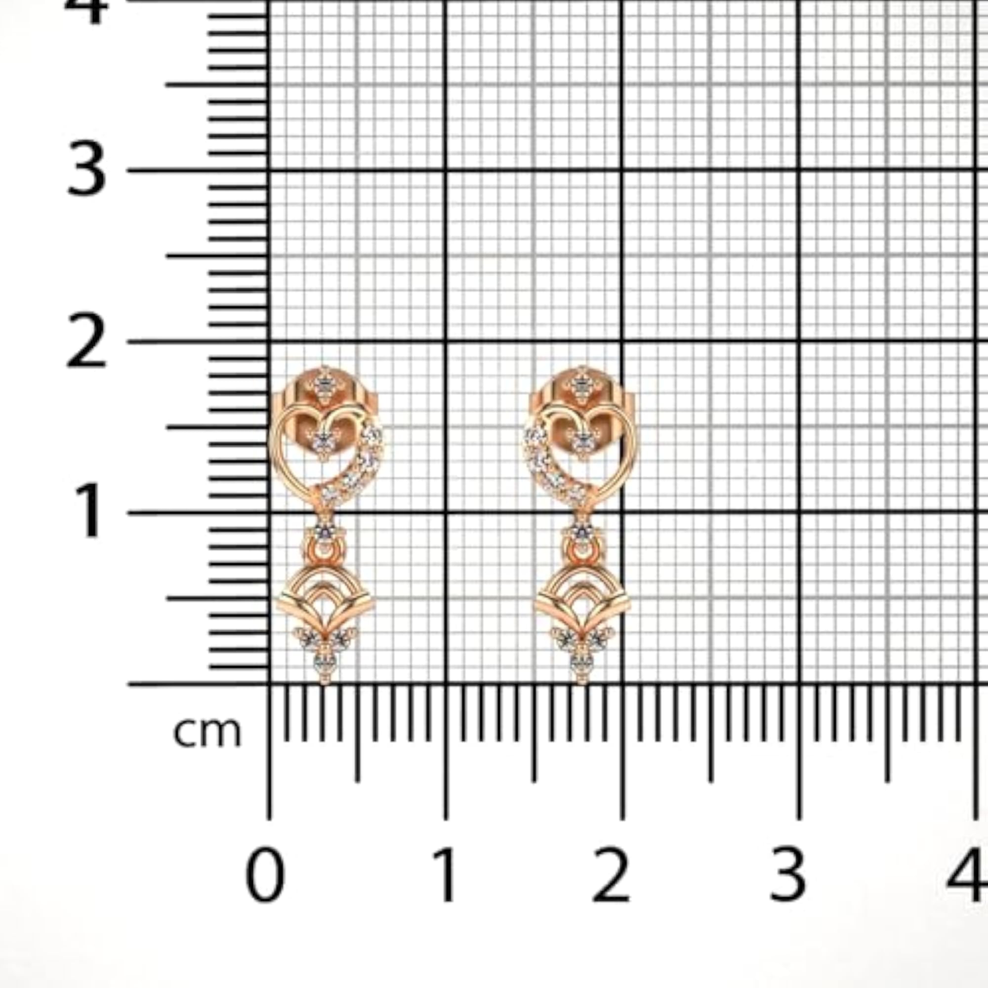 Women's Sterling Silver & Certified Lab Grown Diamond 0.19cts Earrings, Elegant