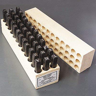 Young Bros. Stamp Works Steel Stamps Set 2-1/2 Shank L Steel