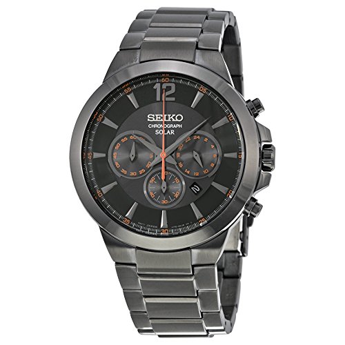 ZCR[ Seiko Men's SSC323 Analog Display Analog Quartz Black Watch j Y rv ysAiz