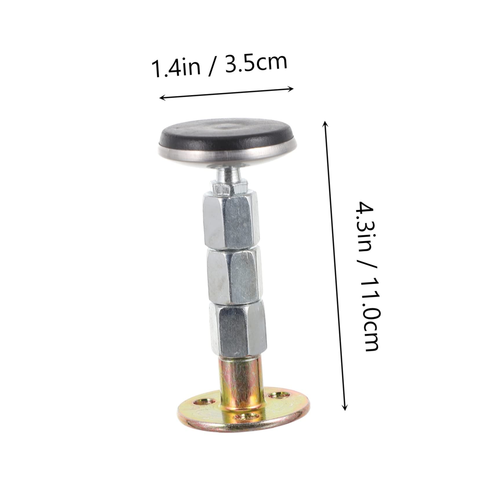 ABOOFAN 4Pcs Bedside Support Stabilizers Adjustable Shake Furniture Fixators for Beds Sofas and Cabinets Noise Reduction and Wall Protection Easy Installation for Home Hotel