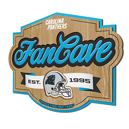 Image of YouTheFan NFL Carolina Panthers FanCave Wall Art