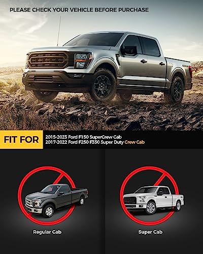 Estribos KAX para Ford F150 y F250 2015-2023 miniatura 2