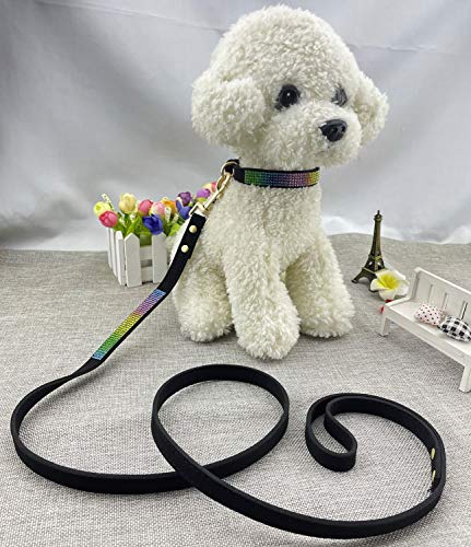 Newtensina Colorato Diamante Collare per Cani e