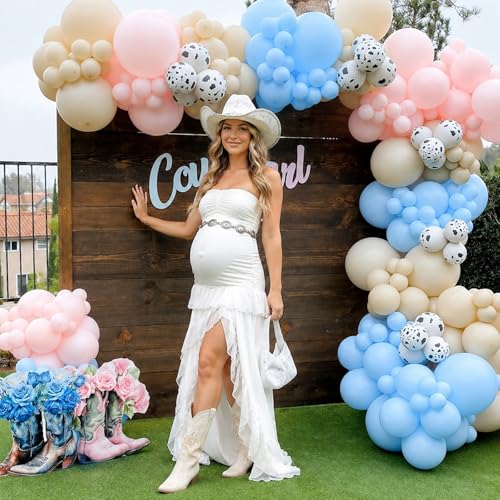 Image of Pink and Blue Balloons, Boy or Girl Gender Reveal Balloons
